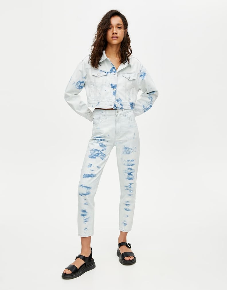 PULL&BEAR Tie-Dye Denim Set