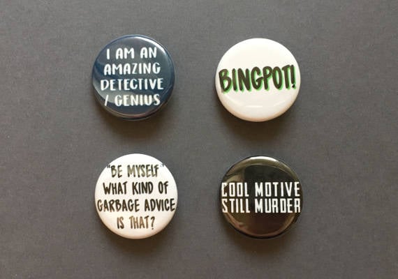 Brooklyn Nine-Nine Quotes Pinback Buttons