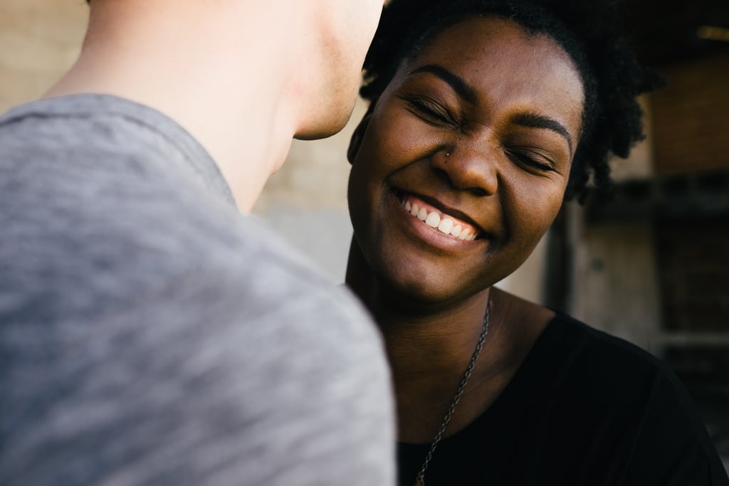 Find time to whisper sweet nothings in their ear, even if the kids are in the same room.