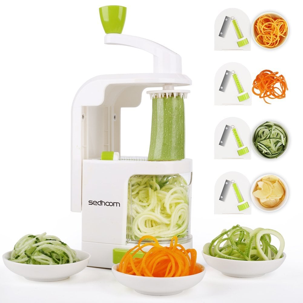 Spiralizer 4 Blade Vegetable Spiralizer 