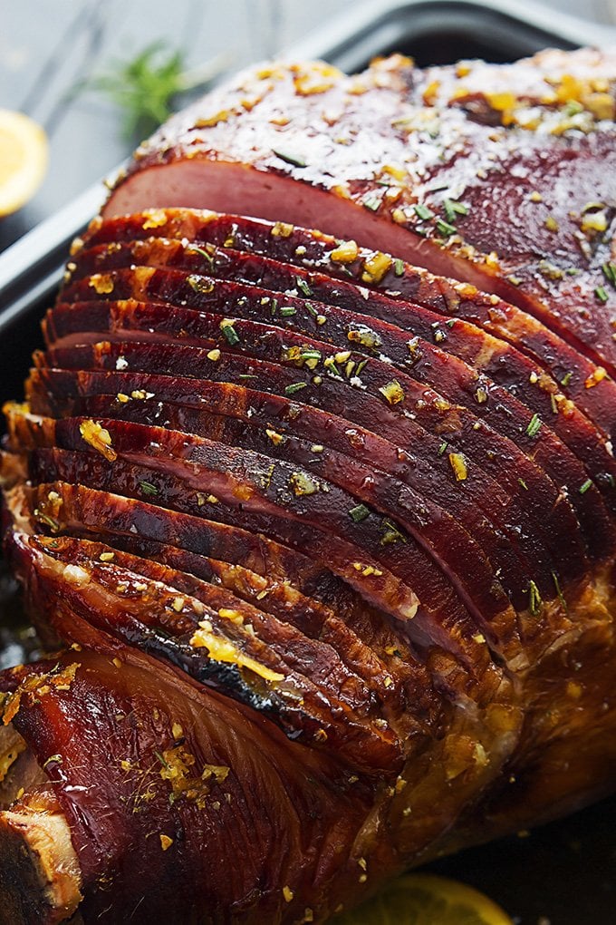 Rosemary Citrus Glazed Ham