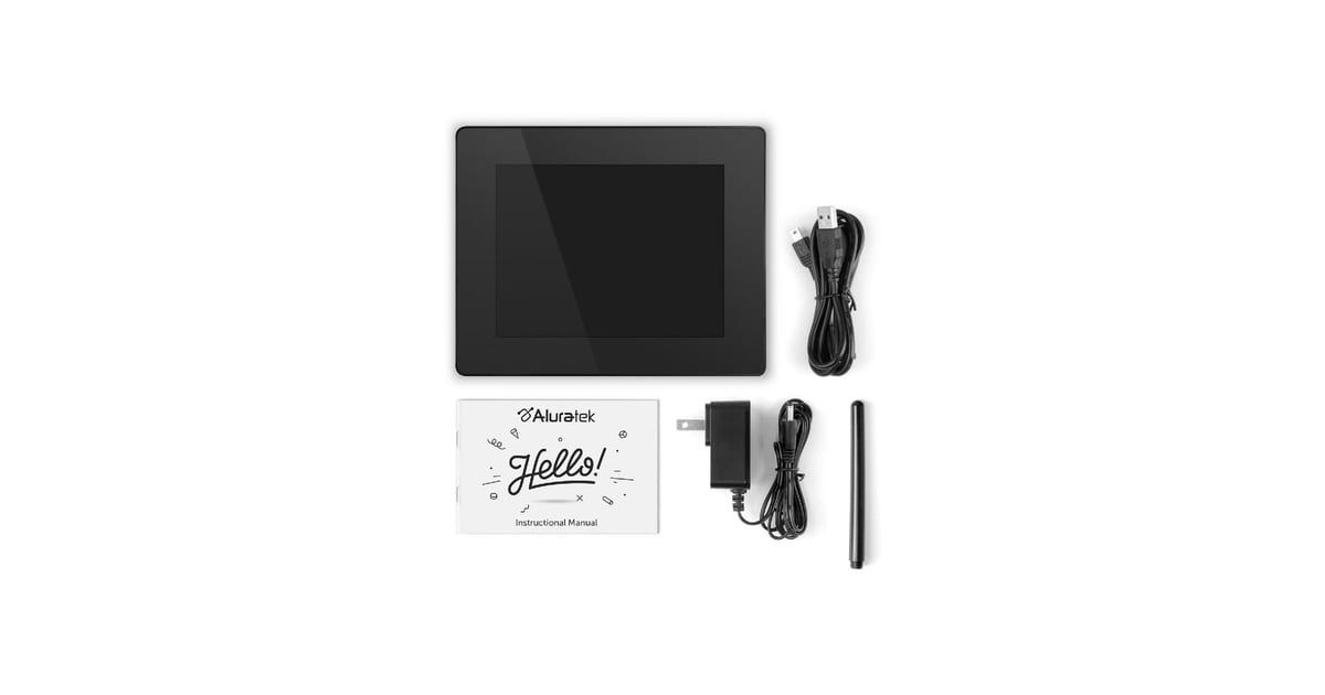 Aluratek WiFi Touchscreen Digital Photo Frame Gifts For Men From