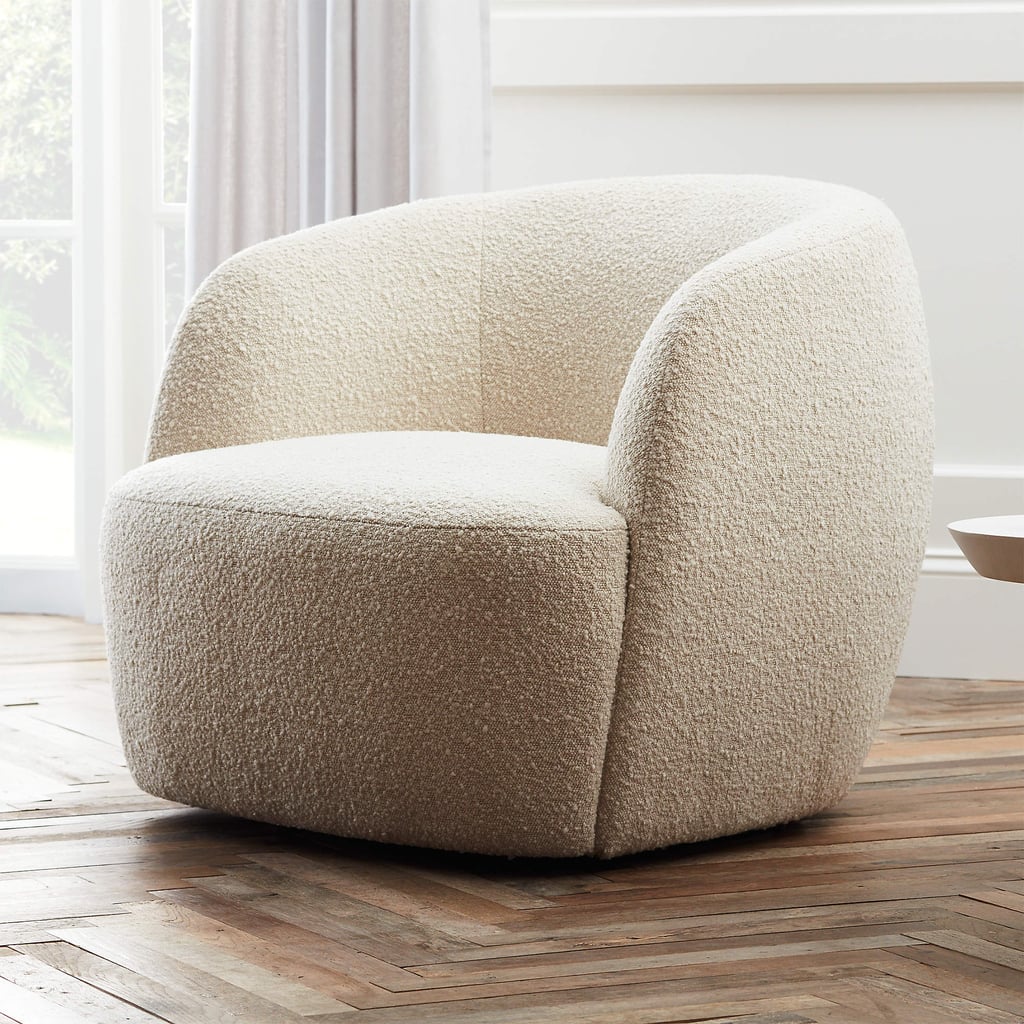 Classic Cream: CB2 Gwyneth Ivory Boucle Chair