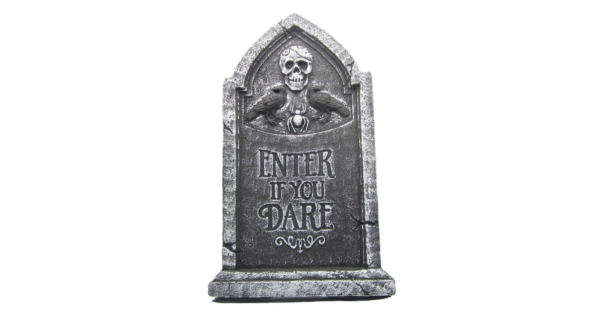 Foam Tombstone Cheap Outdoor Halloween Products at Target POPSUGAR