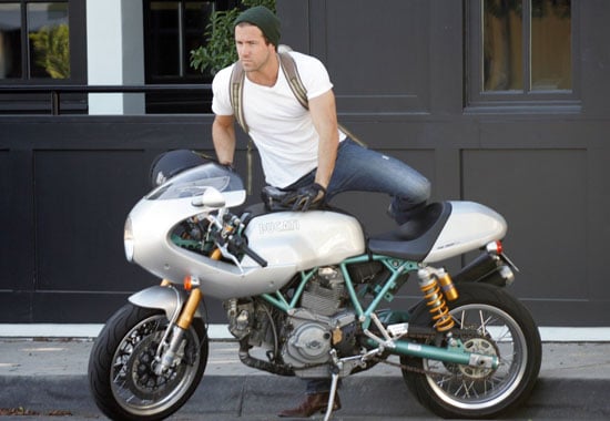 ryan reynolds motorbike