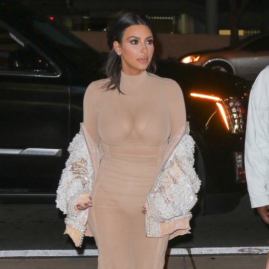 Kim Kardashian's Sheer Dress in Miami