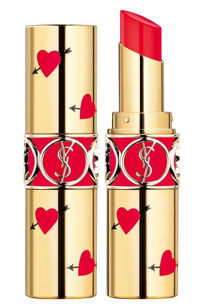 Yves Saint Laurent Heart and Arrow Rouge Volupte Shine Collector Oil-in-Stick Lipstick