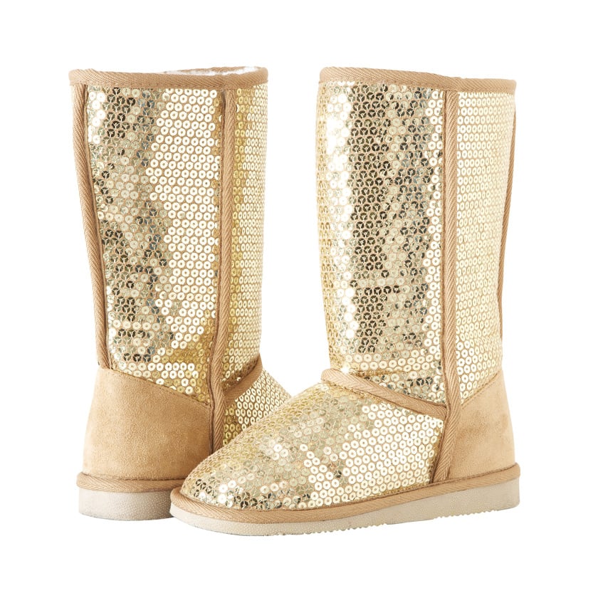 GOLD SEQUIN FUZZIES