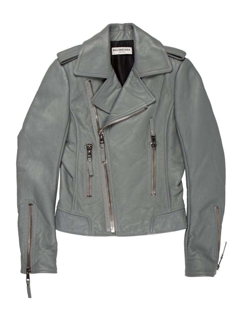 Balenciaga Leather Motorcycle Jacket