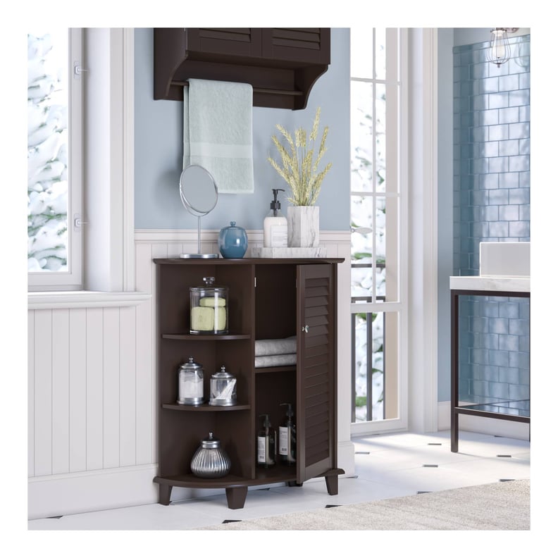 Free Standing Cabinet: RiverRidge Home Ellsworth Floor Cabinet With Side Shelves