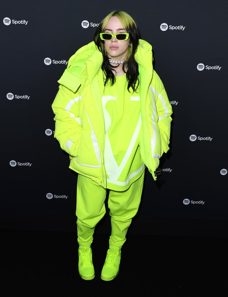 Billie Eilish's Lime Green Louis Vuitton Outfit