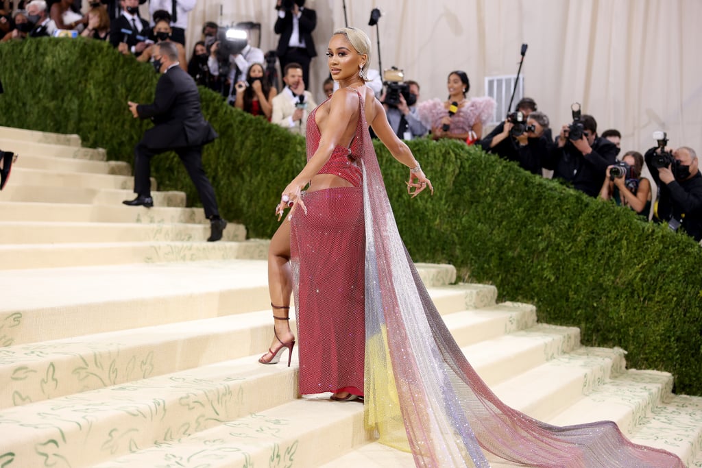 Saweetie Wears Cutout Christian Cowan Dress to Met Gala 2021