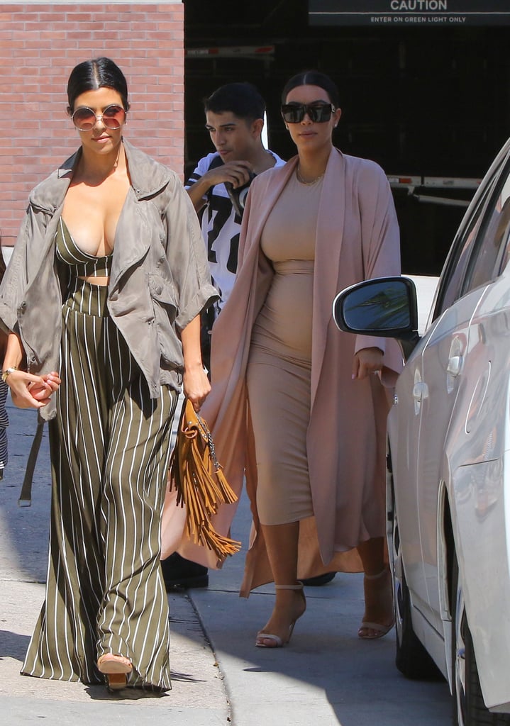Kim Kardashian Baby Bump Pictures Out With Family July 2015