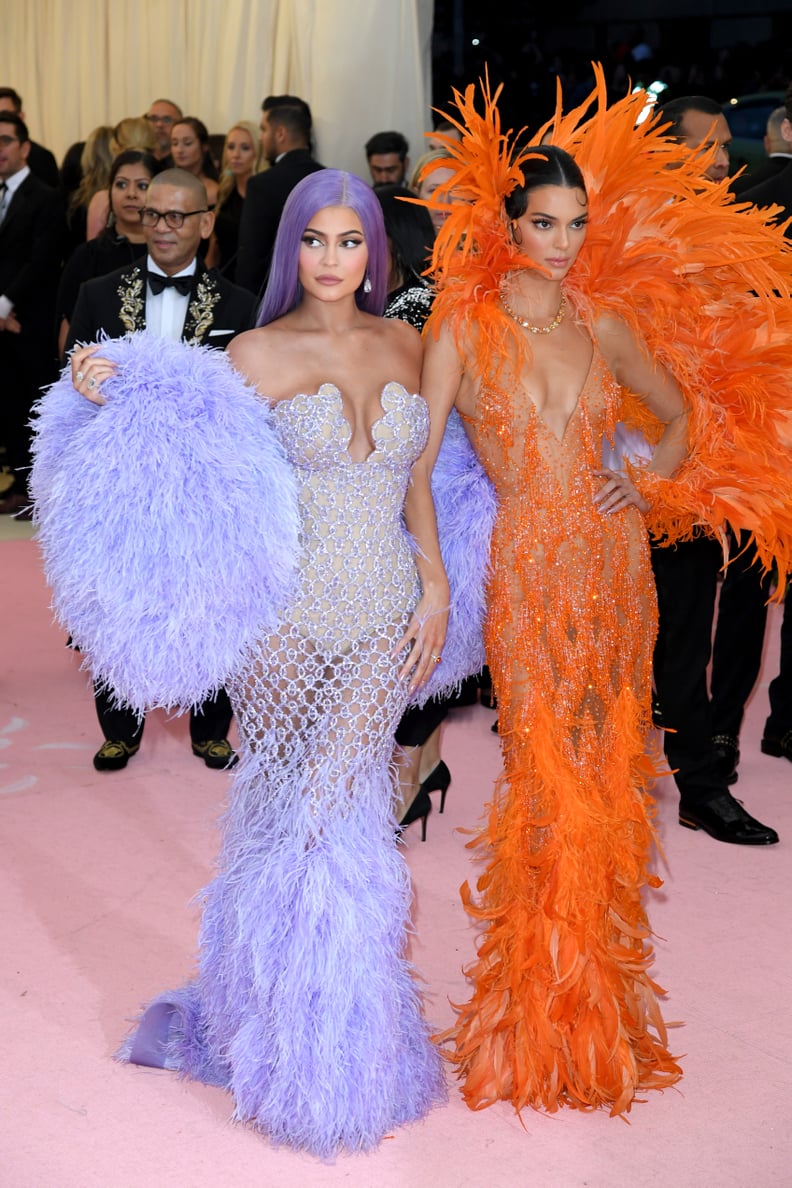 Kendall and Kylie Jenner at the Met Gala 2019