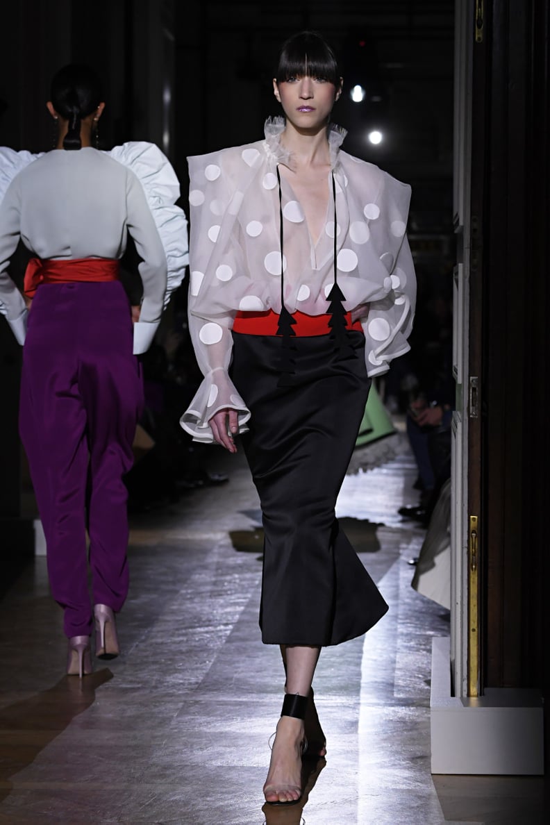 Gigi Hadid's Valentino Haute Couture Look on the Runway