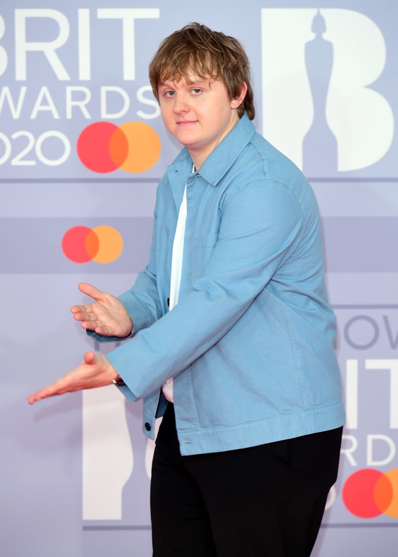 Lewis Capaldi on the 2020 BRIT Awards Red Carpet