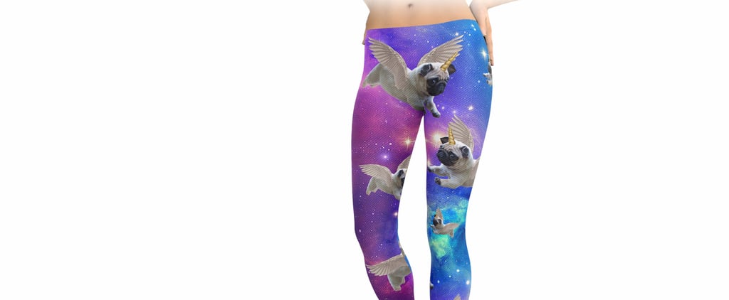 Pug Unicorn Galaxy Leggings
