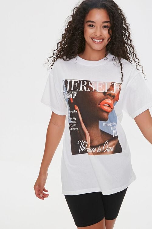 Forever 21 Herself Magazine Graphic Tee