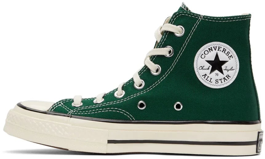 Converse Green Chuck 70 High Sneakers ($85)