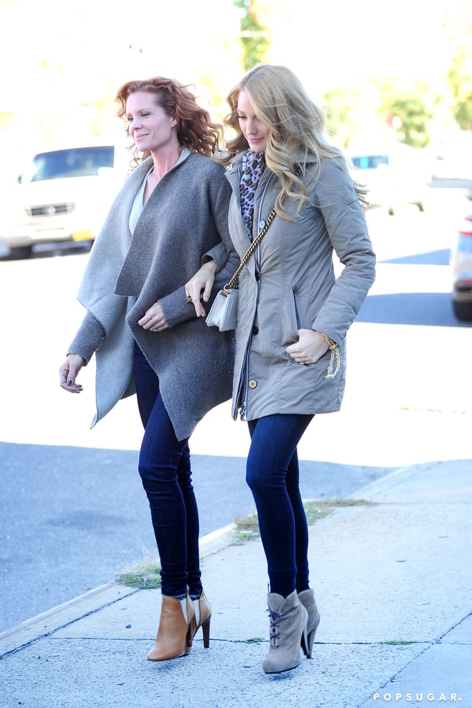 Blake Lively and Sister Robyn Leaving Hotel in NYC