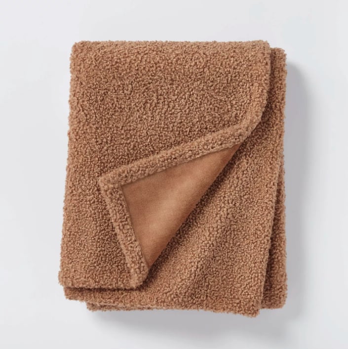 Textured Throw: Threshold Designed with Studio McGee Boucle with Plush Reverse Throw Blanket