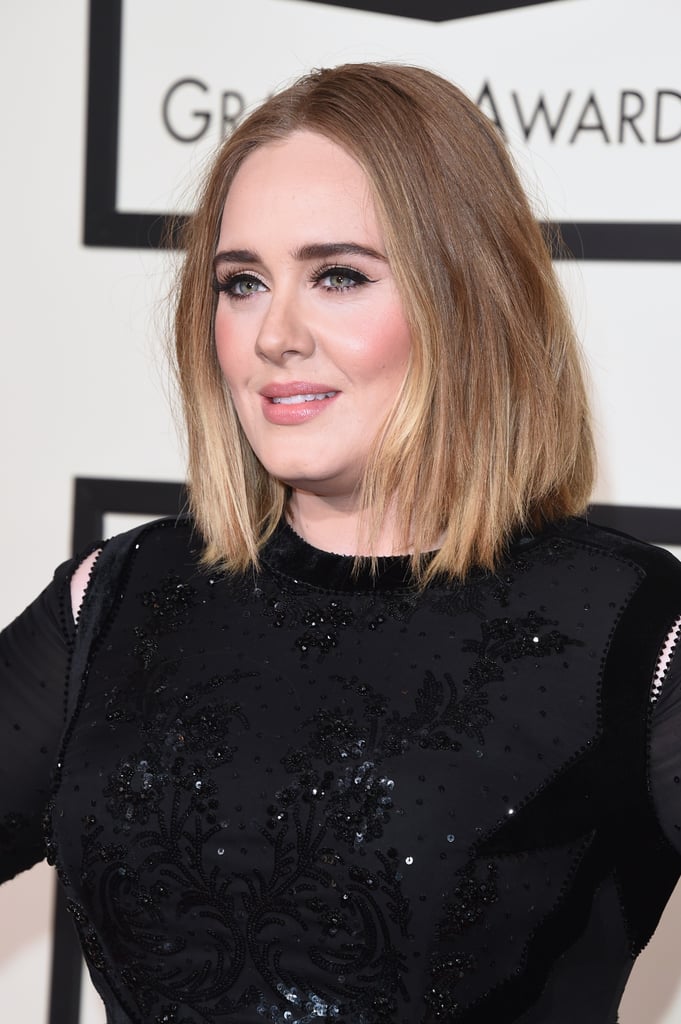 Adele Hair and Makeup at the 2016 Grammy Awards