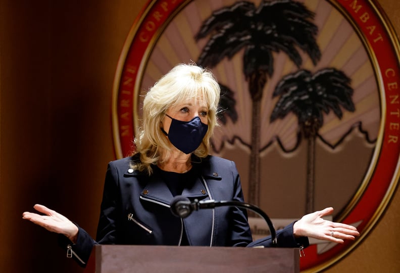 Jill Biden s Superwoman Capes Are Veronica Beard Jackets POPSUGAR Fashion