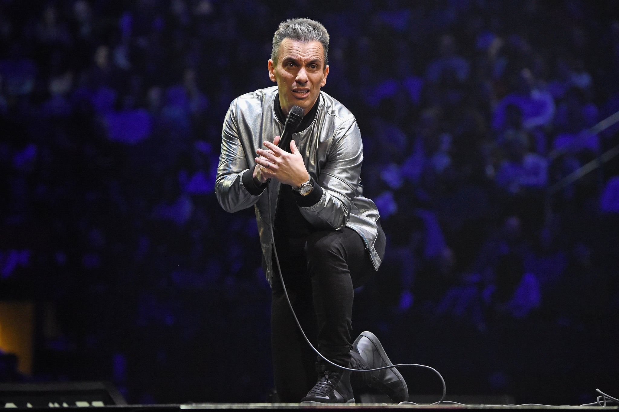 NEW YORK, NY - JANUARY 19:  Sebastian Maniscalco performs onstage during the Sebastian Maniscalco 