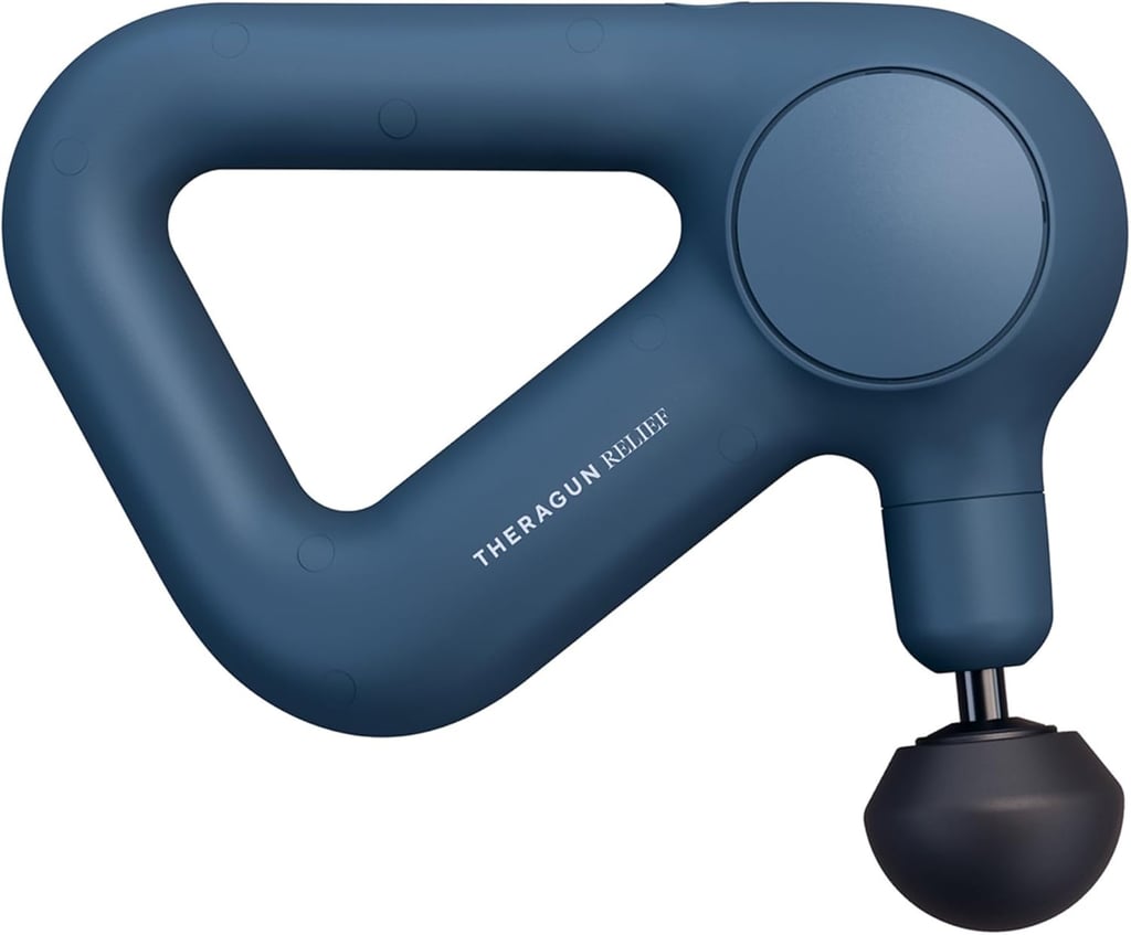 TheraGun Therabody Relief Handheld Percussion Massage Gun ($110, originally $160)
Get ahead of post-workout soreness by massaging your muscles with this handheld TheraGun tool. The patented ergonomic grip makes it easy to reach every spot and the single button means you won't have to fumble around when massaging your back. It comes with three attachments to customize your massage, as well as three speeds.