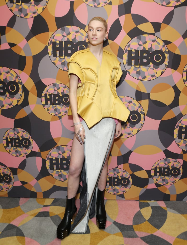 Hunter Schafer at a Golden Globes Afterparty