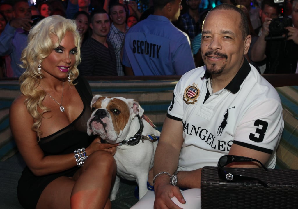 Coco and Ice T bonded with their bulldog, Spartacus, in Atlantic City, NJ, in 2012.