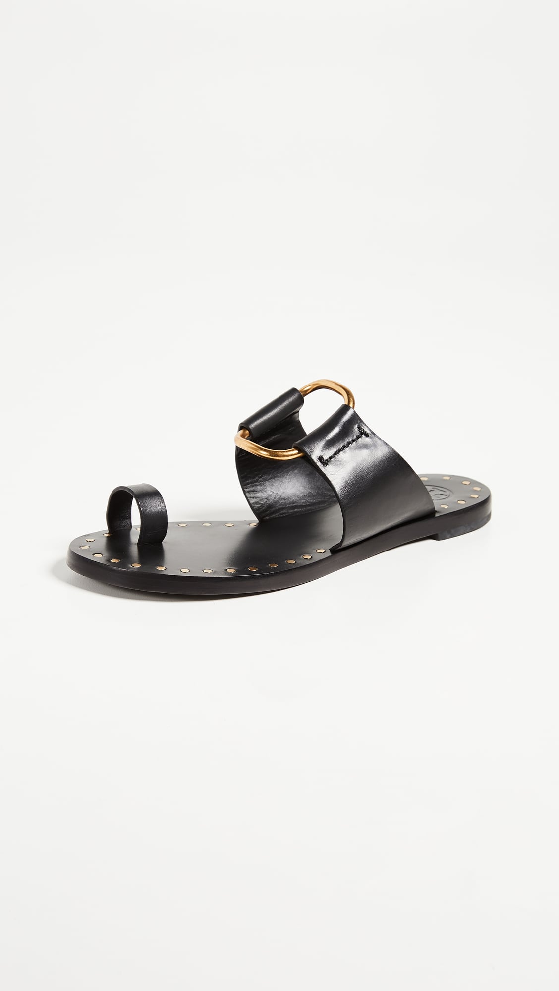Tory Burch Brannan Toe Ring Sandals | Jennifer Aniston's Vacation Shoes  Have 1 Chic Twist That Brings in All the Compliments | POPSUGAR Fashion  Photo 10