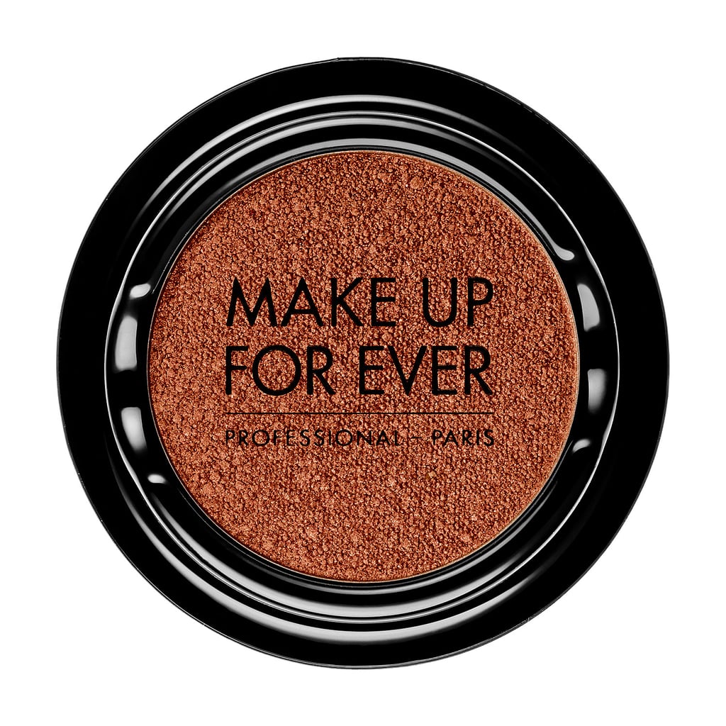 He added a rust shadow in the middle of her lids and created a custom copper shade with Mehron's liquid transformer ($10) to top it off with a glossy finish. Try Urban Decay Eyeshadow in Baked ($19) and  Make Up Forever Artist Eyeshadow in Rust ($21).