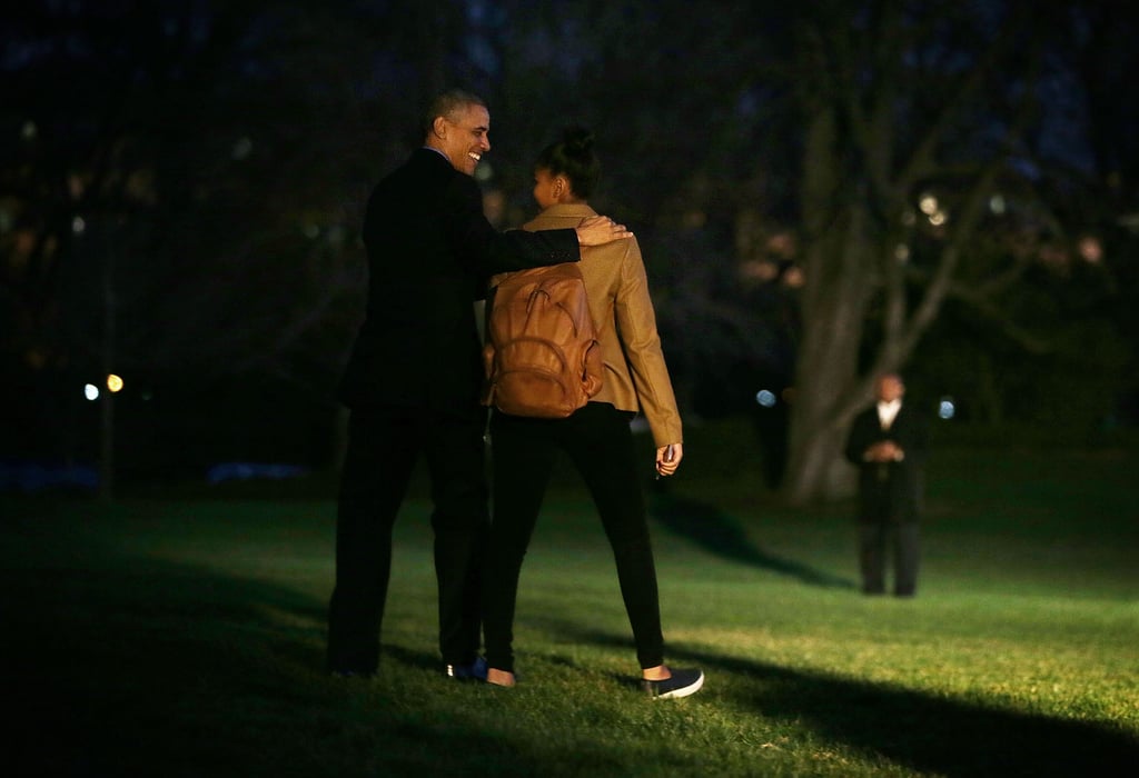Barack Obama Cute Moments With Sasha and Malia