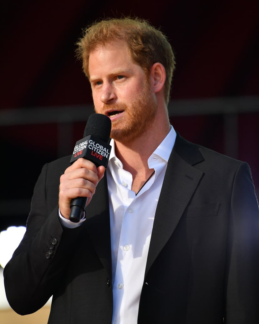 NEW YORK, NY - SEPTEMBER 25:  Prince Harry at Global Citizen Live on September 25, 2021 in New York City.  (Photo by NDZ/Star Max/GC Images)
