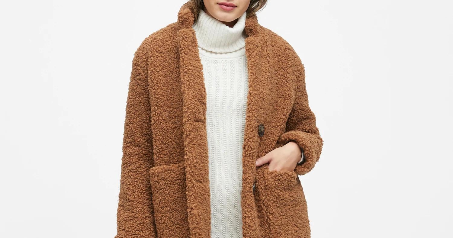 Teddy coat banana republic shop