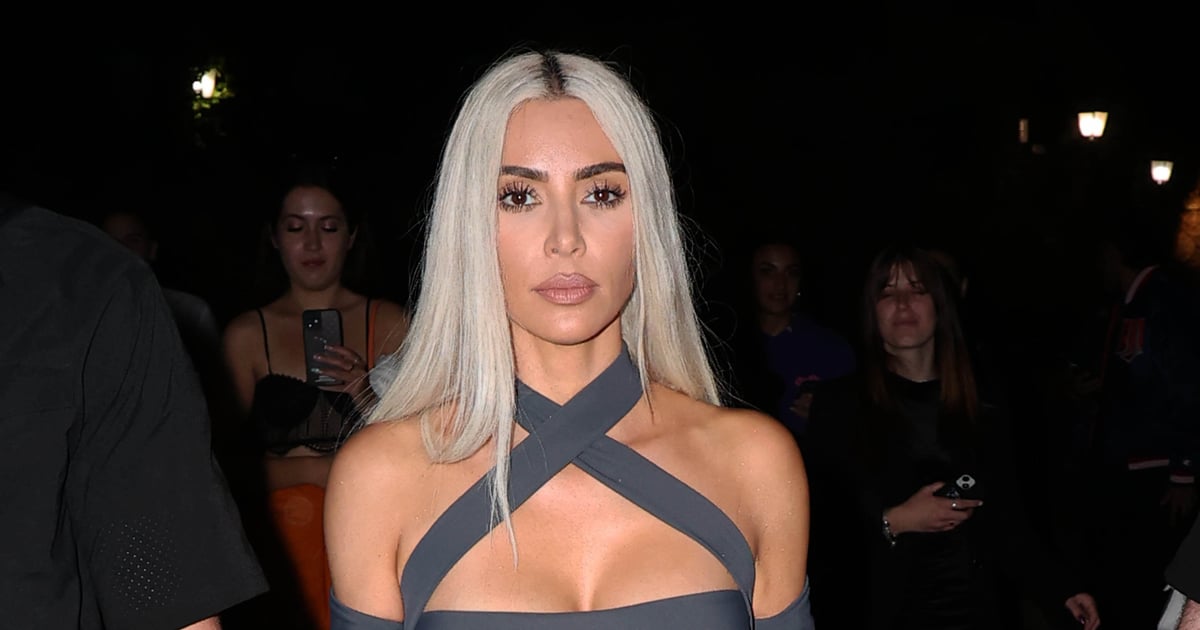 Kim Kardashian's Blond Lob Is the Perfect Summer Haircut