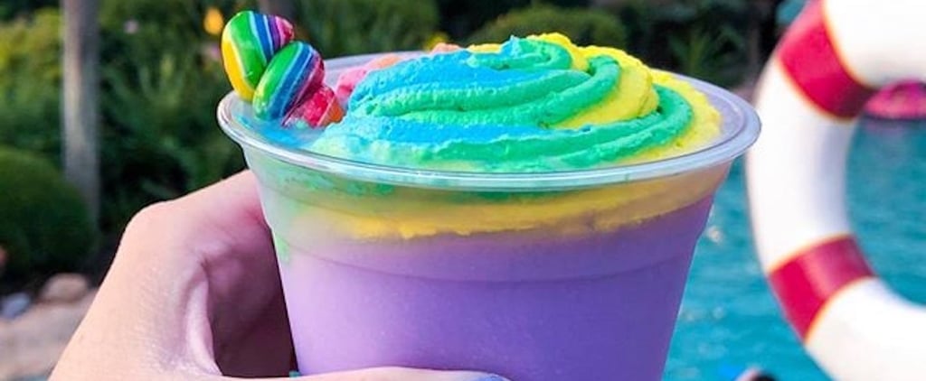 Glowing Unicorn Drink at Typhoon Lagoon at Disney World