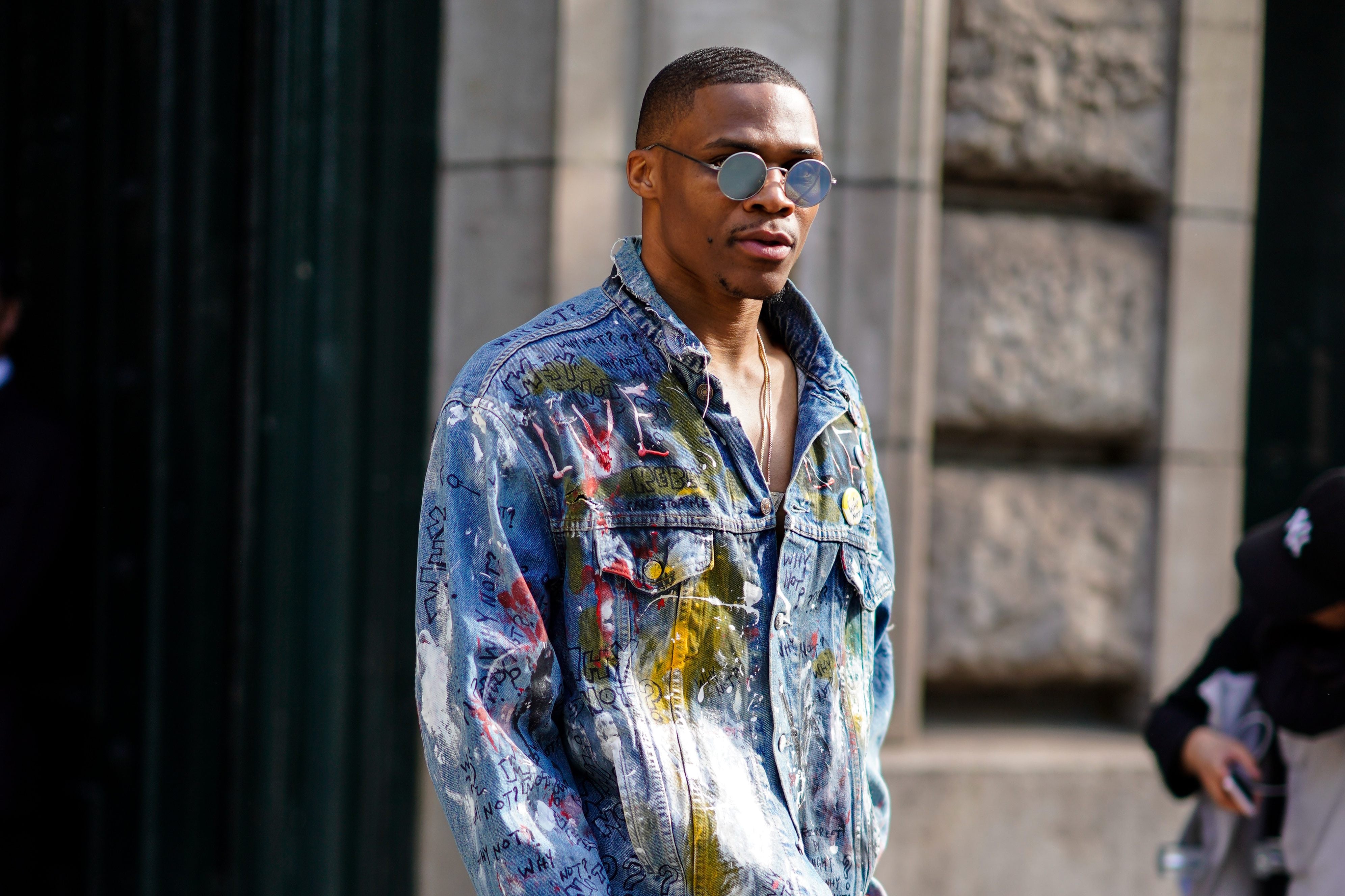 Russell Westbrook is back at New York Fashion Week as the 'Fashion King