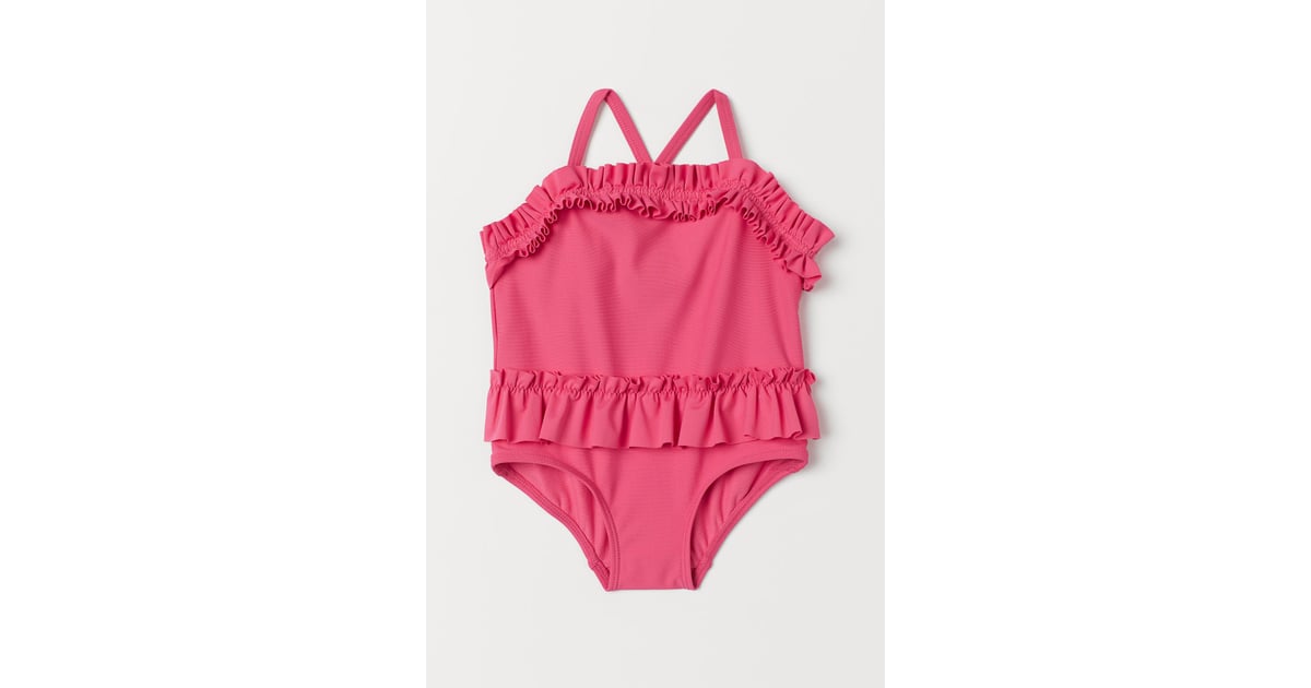 H&M Kids Ruffled Swimsuit | Cute Mommy and Me Swim | POPSUGAR UK ...