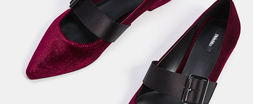 Cheap Velvet Flats