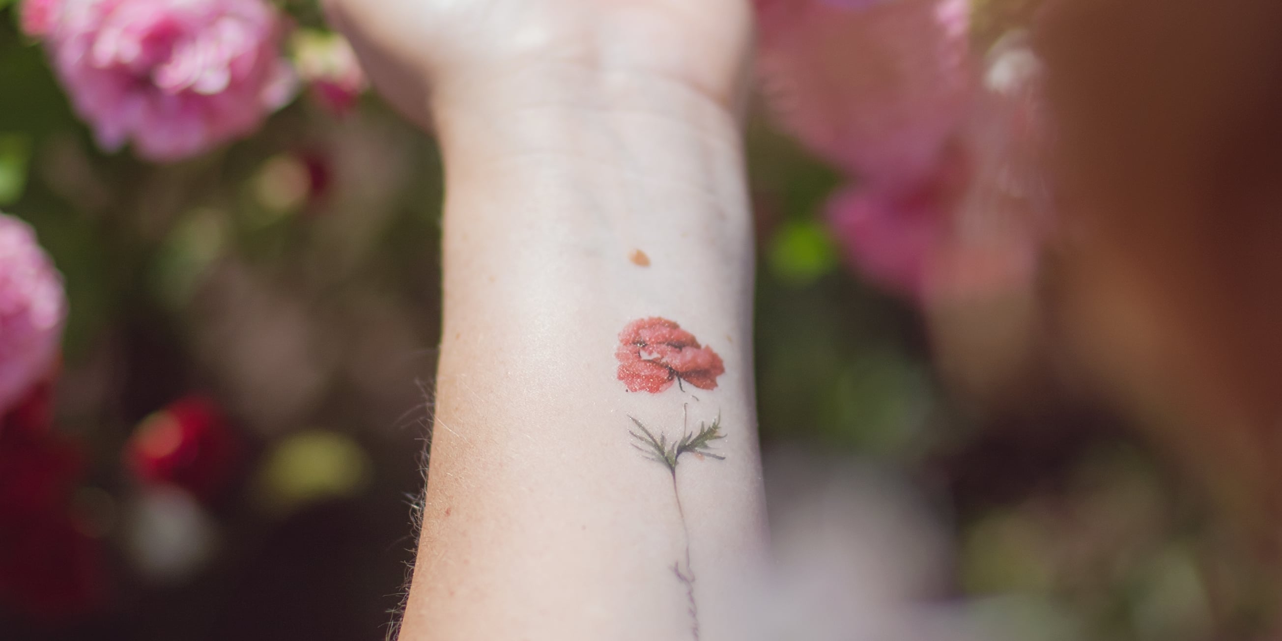 Custom Birth Month Flower Bouquet Tattoo Design (digital Download) - Etsy, image size:2609x1305