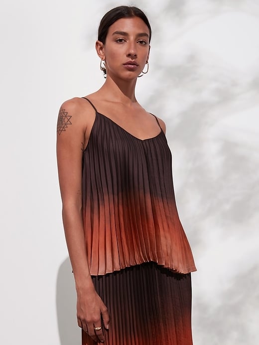 Banana Republic Pleated Camisole Top