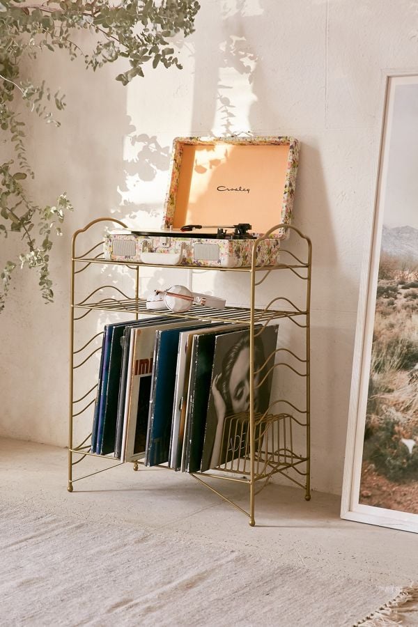 Vinyl Record Storage Shelf