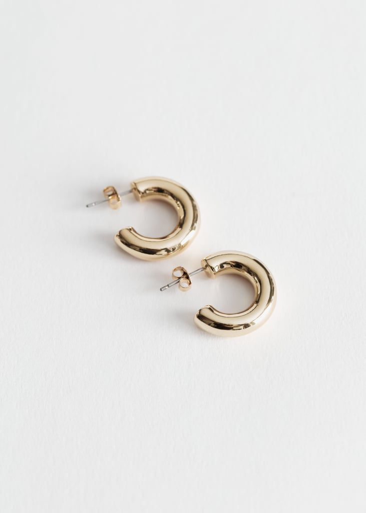 & Other Stories Thick Mini Hoop Earrings
