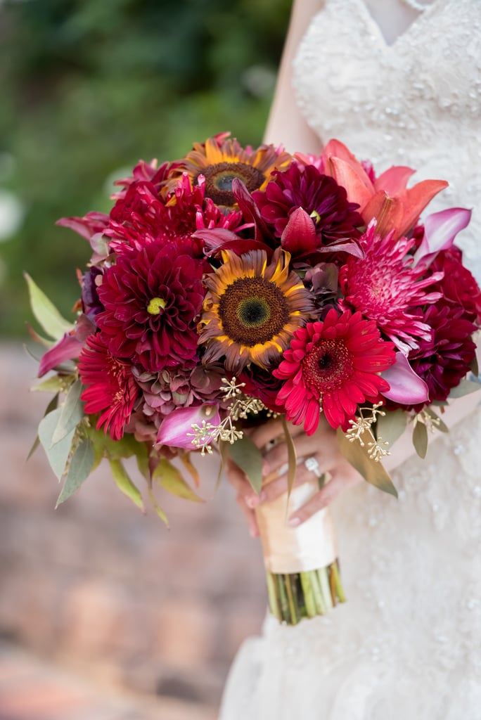 Fall Wedding With Disney Centerpieces