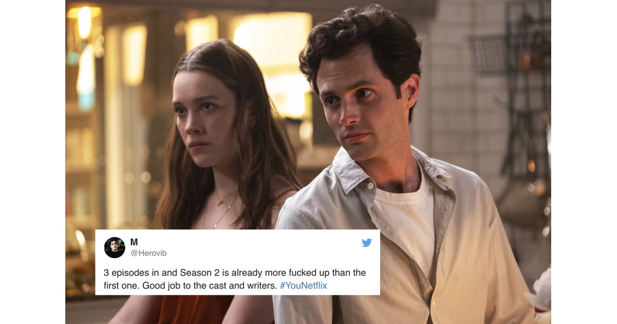 Funny Tweets And Memes About You Season 2 On Netflix Popsugar Entertainment Uk