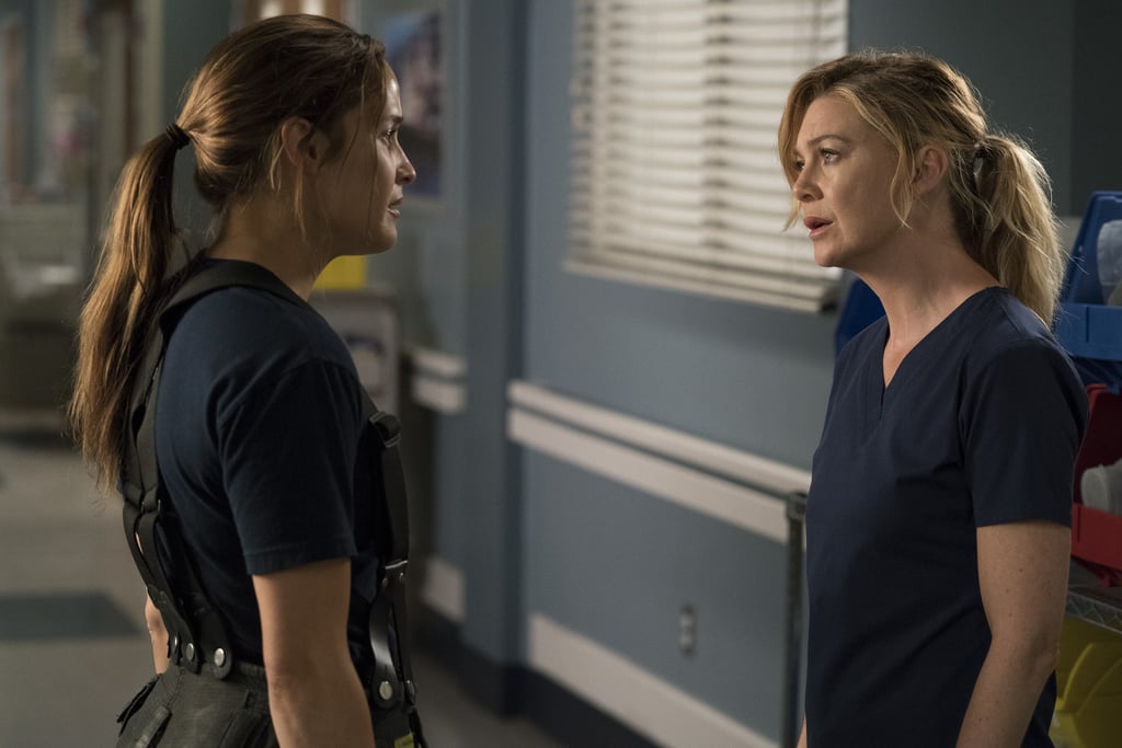 Andy faces off against Dr. Meredith Grey herself.
