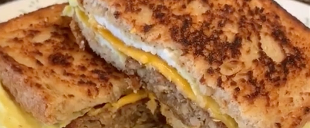 TikTok's All-in-One Egg Breakfast Sandwich Hack | Video