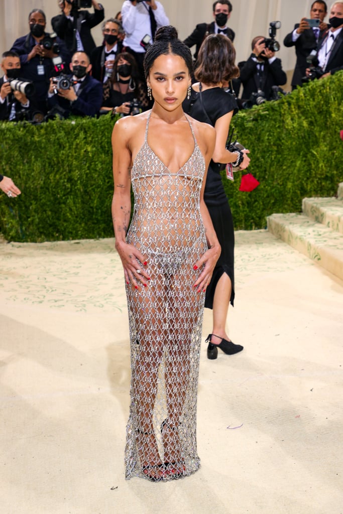 Zoë Kravitz Saint Laurent Dress Met Gala 2021